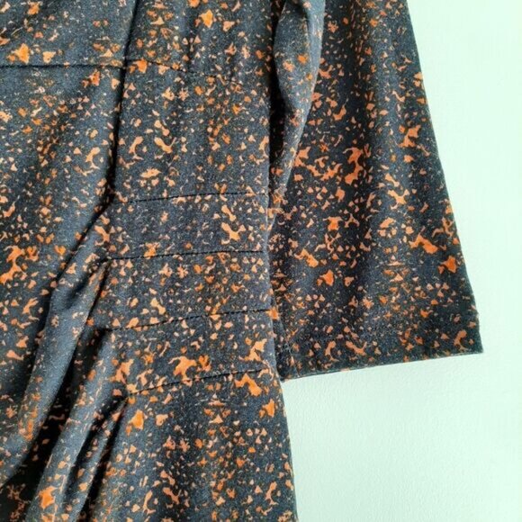 MARCELLE MARGAUX Sheath Knee Length Soft Stretch Dress Abstract Print Sz L - Picture 9 of 14